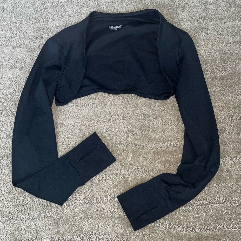 Bombshell Sportswear Long Sleeve Crop Jacket size S